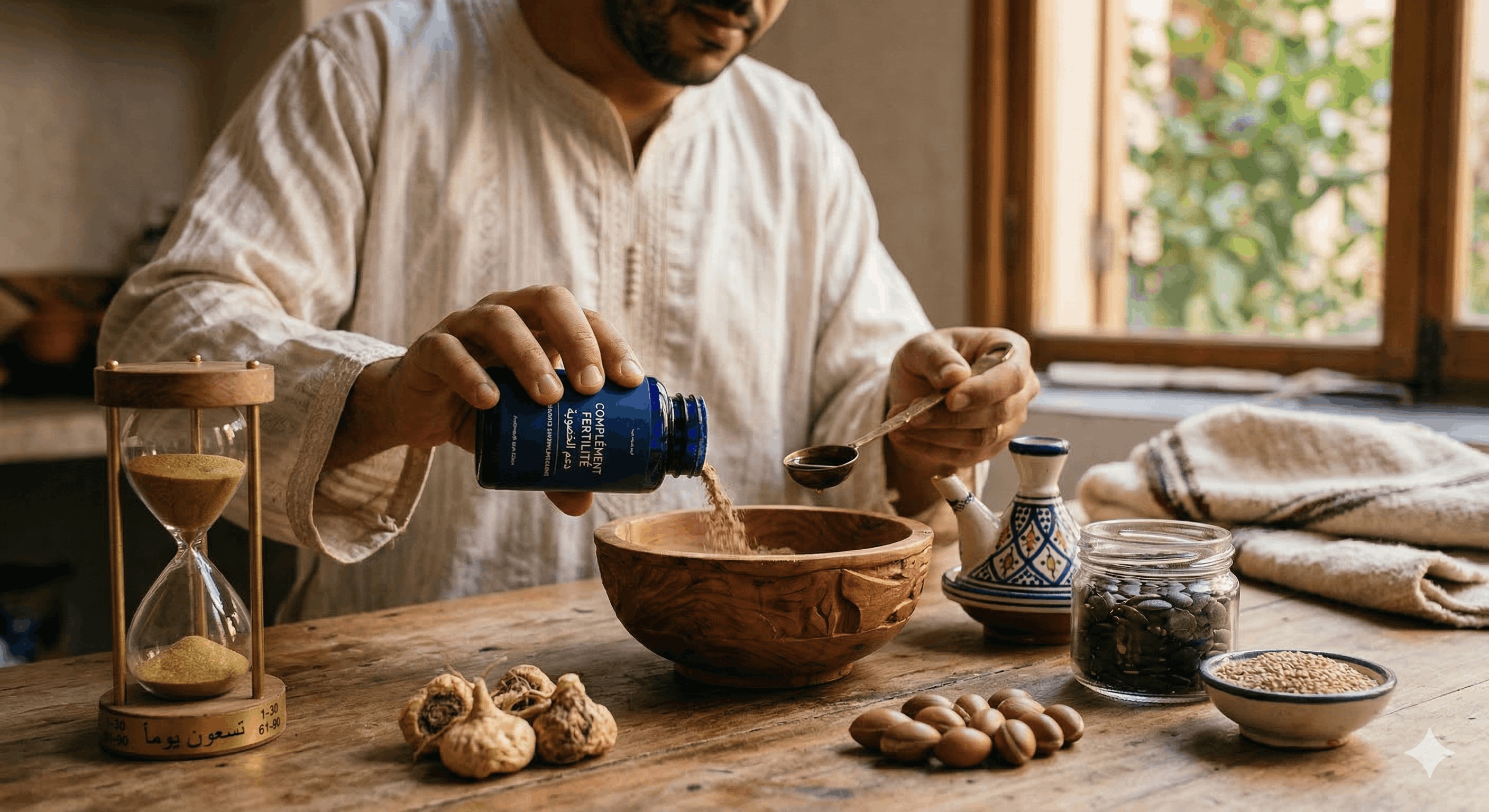 Fertilité masculine en Mauritanie : améliorer votre spermogramme naturellement en 90 jours avec ARGAZBOOST